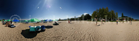 Пансионат "Синегорье": панорамный вид пляжа