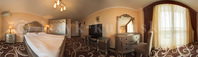 Центр отдыха "Ак-Марал": Панорамный снимок спальни DBL "Апартаментов"