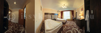 Центр отдыха "Ак-Марал": Панорамный снимок спальни Twin "Апартаментов"