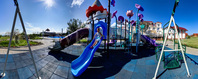 Центр отдыха "Ак-Марал": Панорамный снимок детской площадки
