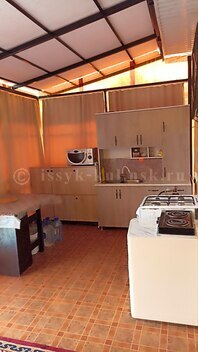 ЦО "Diamond resort", частный коттедж 1-35: Кухня на террасе