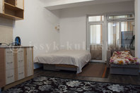 Санаторий "Кыргызское Взморье", частная квартира: Комната, раздвижной диван, кресло-кровать, эл. чайник
